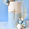 Taufe Taufe Kuchen Zubehör Cross Charm Topper Acryl Cupcake Topper, Taufe Cake Topper, Taufe Cake Topper