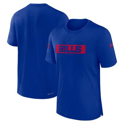Nike Royal Buffalo Bills Sideline Player Performance-T-Shirt für Herren Image