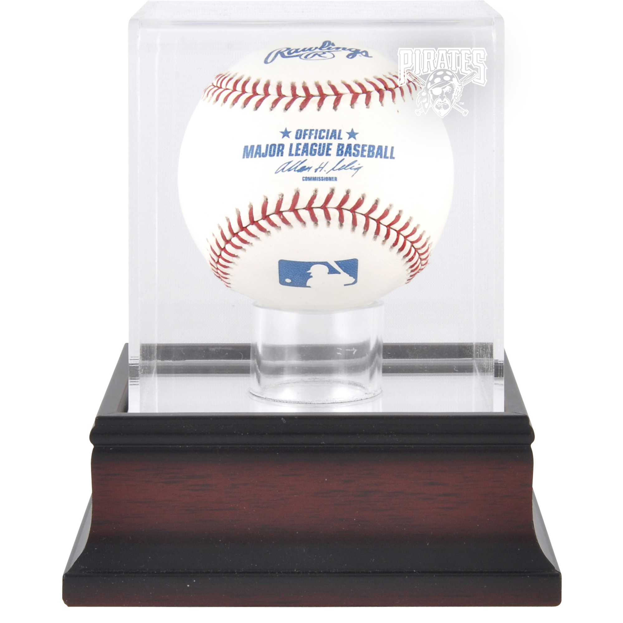 Pittsburgh Pirates Mahagoni Baseball Logo Vitrine Image
