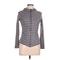 Esprit Jacket: Gray Stripes Jackets & Outerwear - Women