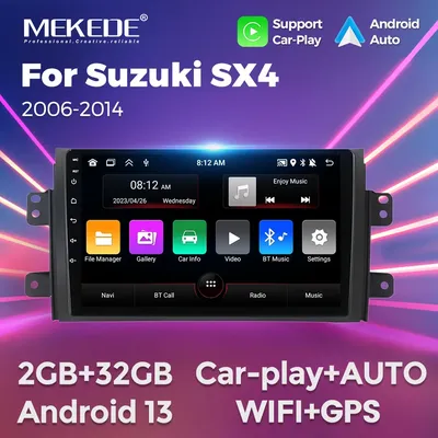 MEKEDE for Suzuki SX4 2006-2014 Car Radio Multimedia Video Player Navigation GPS Android 13 Unit