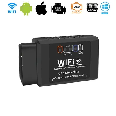 ELM327 V1.5 Scanner Car Code Reader OBD2 WIFI Diagnostic Tool for iPhone IOS /Android Automotive