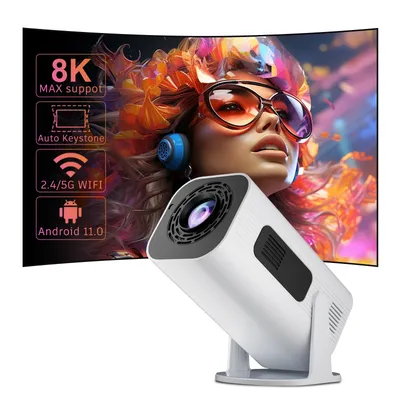Salange P330W Mini Projetor Android 11 280 ANSI 4K 8K 1080P Wifi6 BT5.0 Home Cinema Portable