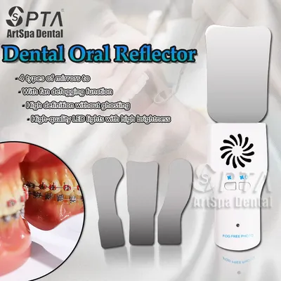 Enhance precision in dental procedures with the Dental Defogging Orthodontic Mirror LED set.