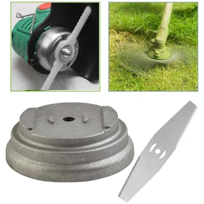 Stainless Steel Lawn Mower Blade Mounting Cover Adapter For Grass Trimmer Brush Cutter Lithium