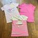 J. Crew Shirts & Tops | Nwt Beautiful Jcrew Crewcuts T-Shirts Size Xl 12-14 | Color: Pink/White | Size: 12g