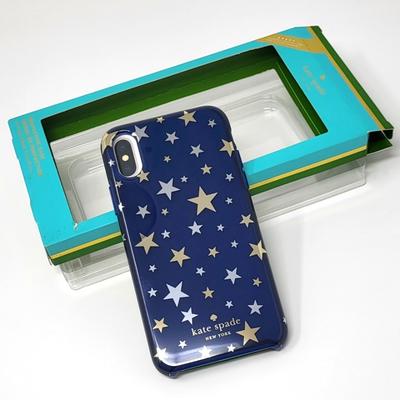 Kate Spade Accessories | Kate Spade Iphone Xs & Iphone X Protective Case Navy W/Gold & Silver Stars Nwot | Color: Blue | Size: Iphone Xs And Iphone X