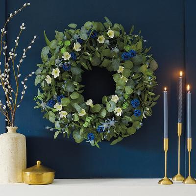 Bluebell Garden Wreath - Grandin Road