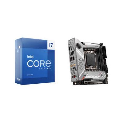 Intel Core i7-13700K 3.4 GHz 16-Core LGA 1700 Processor & MSI MPG Z790i EDGE WIFI BX8071513700K