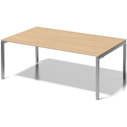 Bisley Chefarbeitsplatz/Konferenztisch Cito BxTxH 200x120x65-85cm ahorn/silber Image