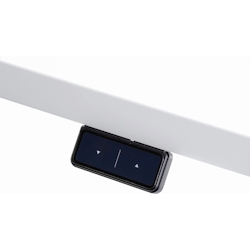 Bisley Doppelarbeitsplatz Varia elektrisch höhenverstellbar je Tisch BxHxT 1600x650-1250x800mm weiß Image