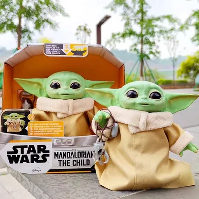 Original Star Wars Yoda The Mandalorian Animatronic Baby Toys That Can Make Sounds Christmas Gift