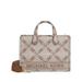 Gigi Jacquard Logo Print Tote Bag.