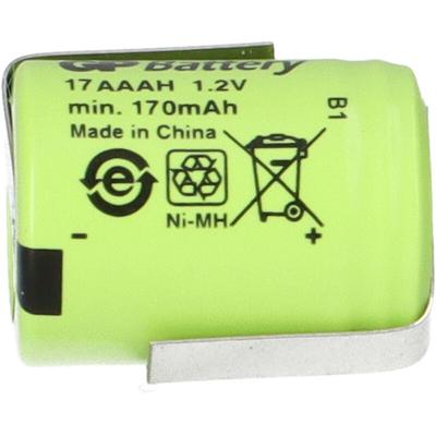 Akku 1/3 aaa 1,2V 170mAh 17AAAH Lötfahne z - GP Image