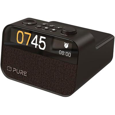 PURE Bluetooth-Lautsprecher "Moment Charge", schwarz (kaffeeschwarz), B:15,5cm H:11,5cm T:16cm, Lautsprecher