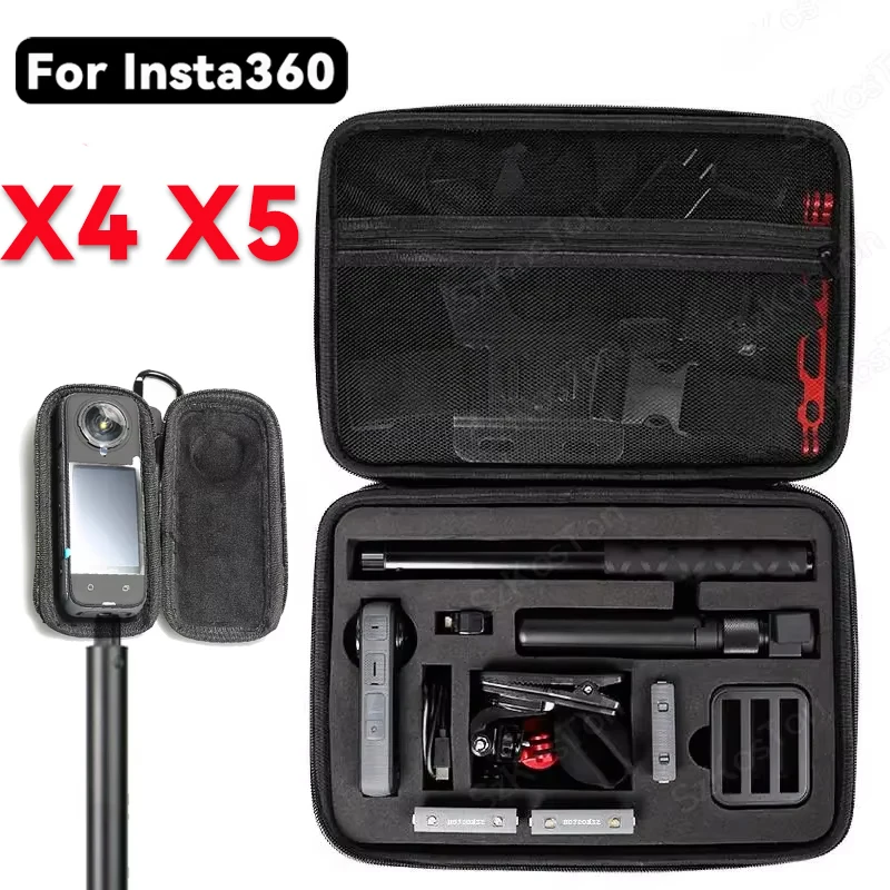 Für Insta 360X5X4 Tragetasche für Insta 360X4X5 Lagerung Fall Box Hard Shell Tasche Reise fall Für Insta360X4X5 Zubehör Image