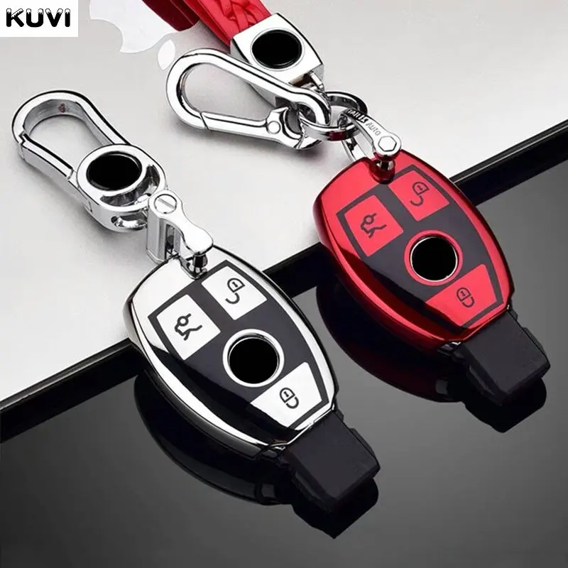 Für Mercedes Benz A B G R Klasse GLA GLK W176 W204 W251 W463 Weiche TPU Auto Fernbedienung Schlüssel Fall Abdeckung fob Zubehör Image