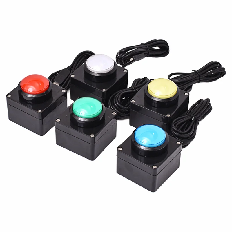 60mm USB benutzerdefinierte Taste drahtlose Fernbedienung Summer drahtlose Lotterie Computer Maus Simulation Shortcut Tastatur Image