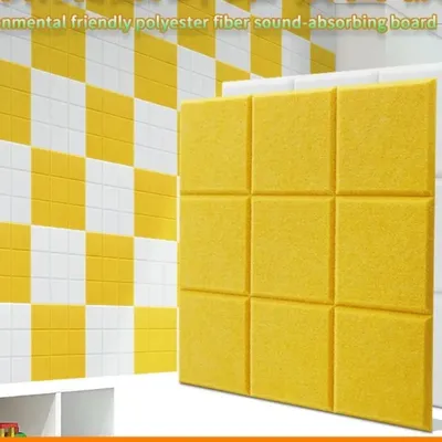 Mode Korktafel Verdickt Schalldichte Kleine Quadratische Filz Wand Aufkleber Raum Dekoration Image