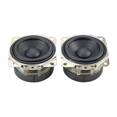 2PCS GHXAMP 2,5 Zoll 66mm Full Range Lautsprecher 8ohm 10W DIY Papier Becken gummi rand Für PLOK Image
