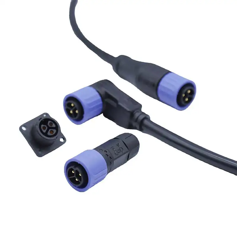 Elektrische Fahrzeug Lithium-Batterie Stecker Wasserdicht M20 3 + 0 Lade Entladen Anschlüsse Schnell Locking Weibliche 30A IP67 Buchse Image