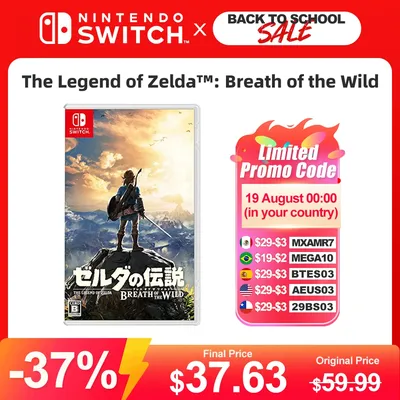 The Legend of Zelda Breath of the Wild Nintendo Switch Game Deals 100% Official Original Physical