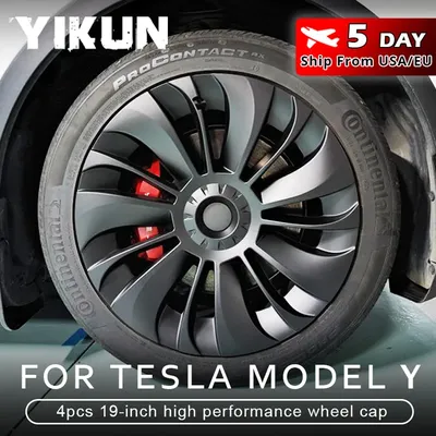 4PCS Hub Cap Performance Replacement Wheel Cap 19 Inch Automobile Hubcap Full Rim Cover Accessories
