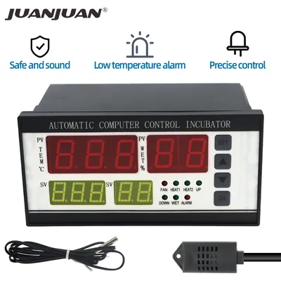 XM-18 Digital Egg Incubator Controller Multifunctional Thermostat Hygrostat Control with Temperature