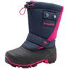 Winterstiefel KANGAROOS "Kanga-Bean II", Damen, Gr. 29, blau (navy, pink), Synthetik, Textil, sportlich, Schuhe, Snowboots, Winterboots, Winterschuhe, wasserabweisend