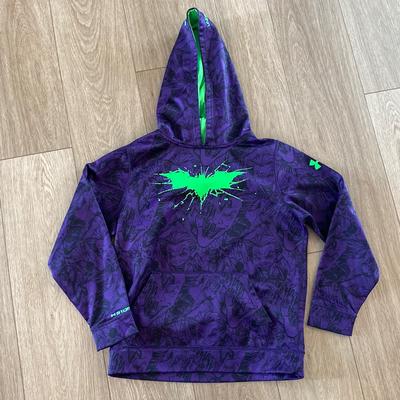 Under Armour Shirts & Tops | Under Armour Storm Boys Sweatshirt Batman The Joker Size Medium | Color: Black/Purple | Size: Mb
