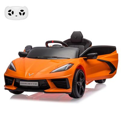 12V Ride on Car with Remote Control for Kids Licensed Corvette