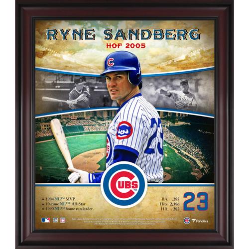 Ryne Sandberg Chicago Cubs gerahmt 15