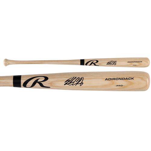 Pete Crow-Armstrong Chicago Cubs signierter blonder Rawlings Pro Model-Schläger