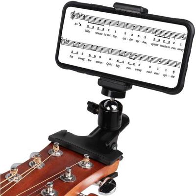 TEMU 1pc Folk Electric Guitar Mobile Phone Holder Guitar Mobile Phone Holder Guitar Phone Holder