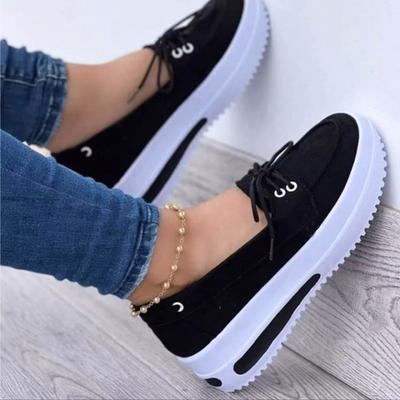 TEMU Women's Wide Loafers Shoes Suede Moccasins Wide Platform Shoes, Moccasin Penny Loafers Slip On Work Shoes Ladies Comfort Walking Shoes Casual Shoes