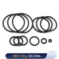 10/50 pz NBR O Ring Guarnizione Spessore CS 2.4mm OD 6 ~ 180mm Gomma Nitrilica Rotonda O Tipo