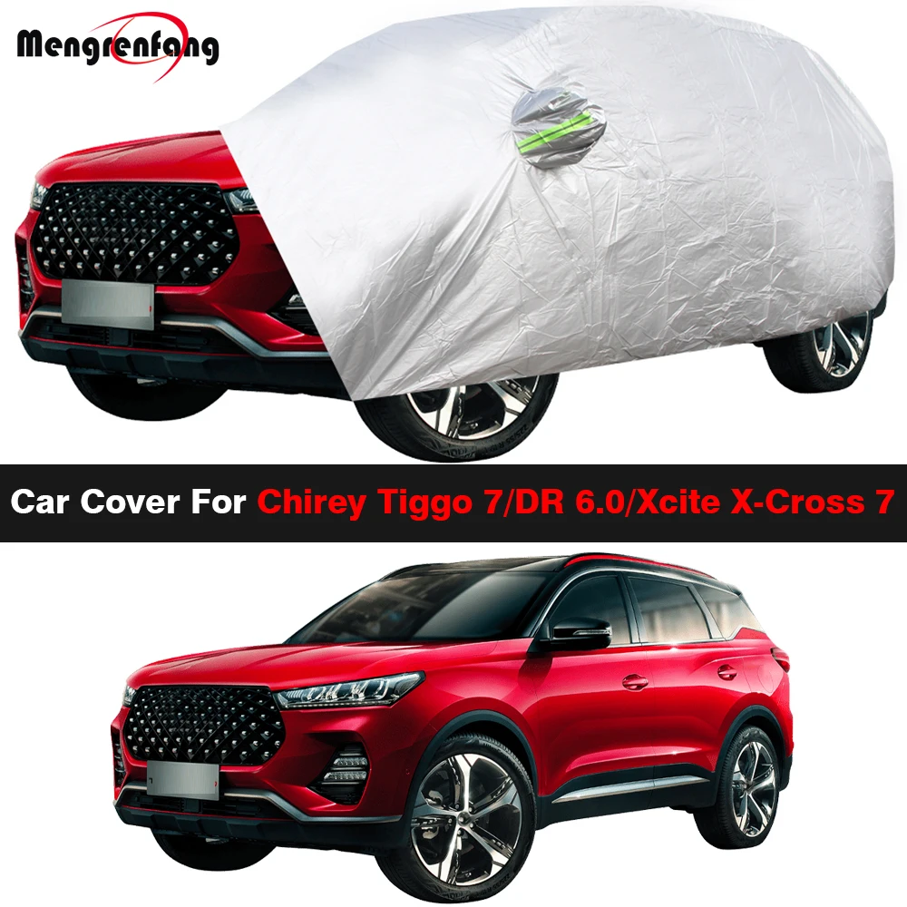 Copertura per auto Sole Pioggia Copertura di protezione dalla neve per Chery Chirey Tiggo 7/ DR 6.0/ Sportequipe 6/ Xcite X-Cross 7/ Ebro S700 2020-2025