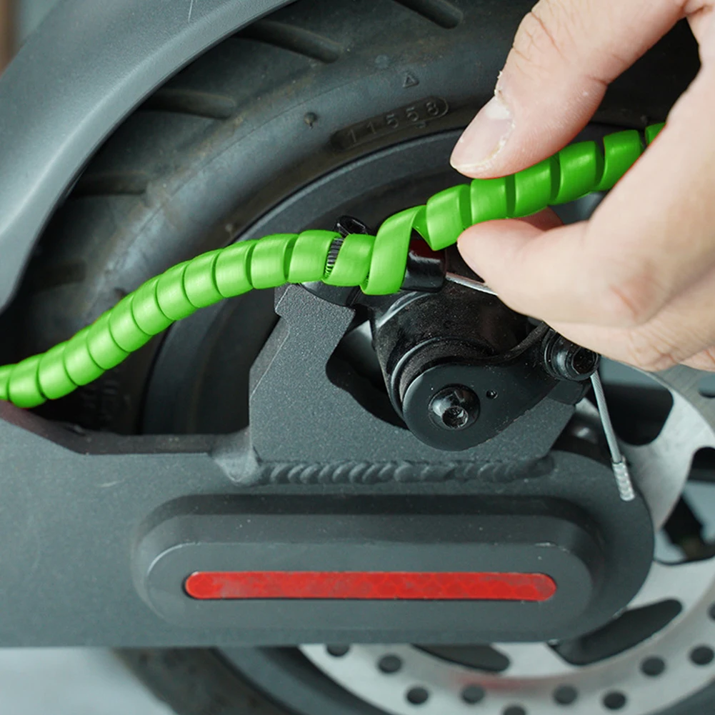 1,3 m Linie Organizer Rohr Schutz Wrap Wickel Kabel Draht Protector Abdeckung Rohr für Xiaomi M365/PRO Elektro-scooter liefert Image