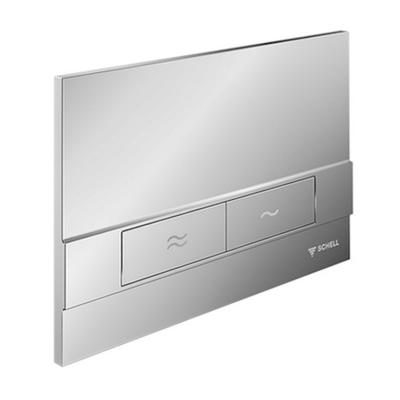 Schell WC-Betätigungsplatte BOARD Zweimengenspülung, mattchrom, 031206499 031206499 Image
