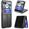 Fonda in pelle di moda per Motorola Moto Razr 50 Ultra Custodia per Motorola Moto Razr 50 Razr + Plus 2024 Custodia per filo da cucire