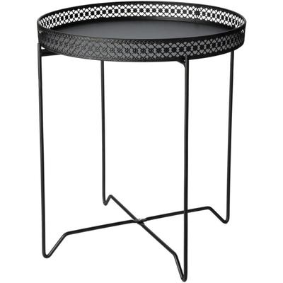 Beistelltisch Rund Schwarz H&S Collection Image
