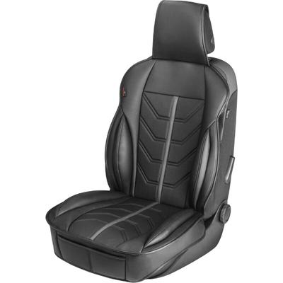 Walser - pkw Sitzauflage Kimi, Auto-Sitzaufleger im Rennsportdesign schwarz/grau Image