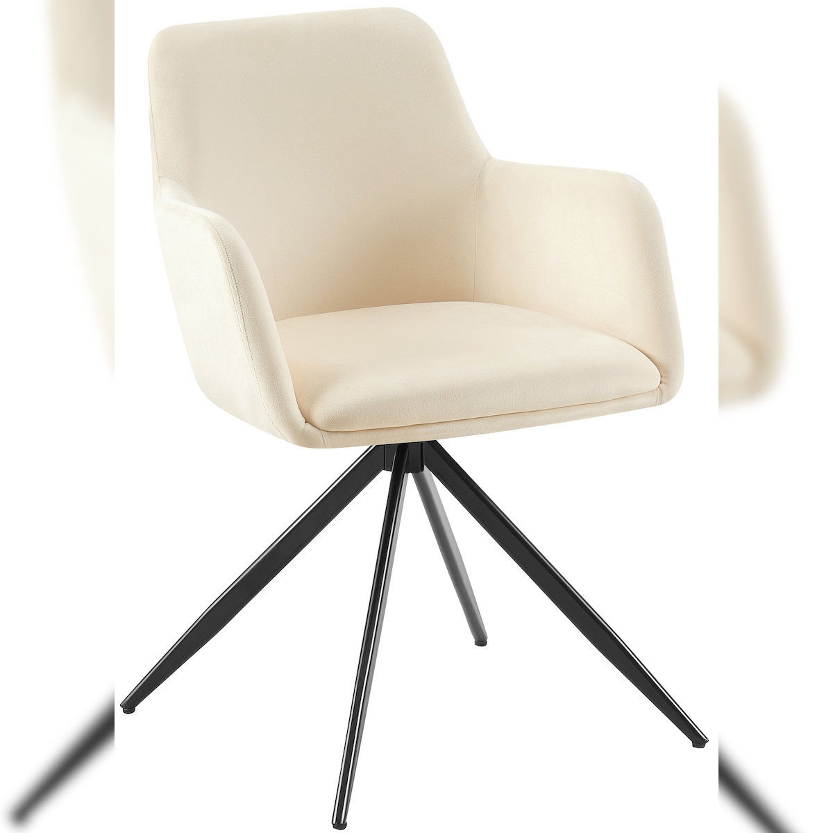 CLP Esszimmerstuhl Olema Samt creme Image