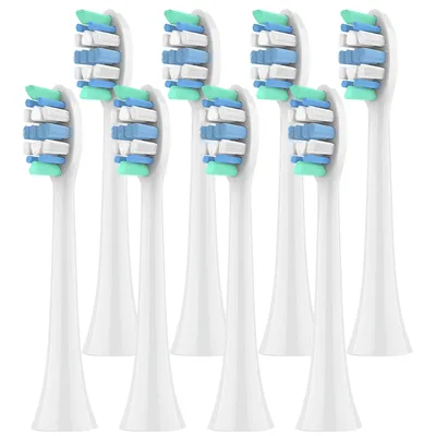 8pcs Replacement Toothbrush Heads Compatible with Philips Sonicare Replacement Electric Brush Head