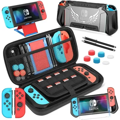Fall für Nintendo Switch Trage tasche für Nintendo Switch Konsole Zubehör Switch Travel Case mit TPU
