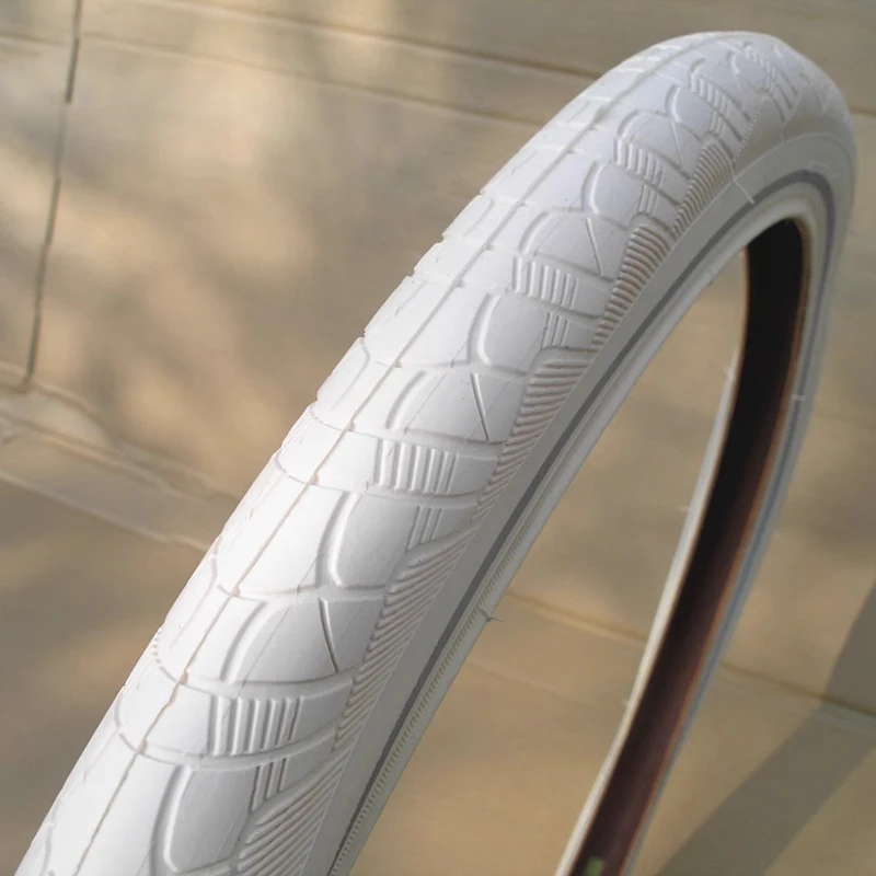 CST 700 48C 28 2.0 Weiß-Gelb Beige Cremefarbe City Rennrad Cruiser Fahrradschlauch