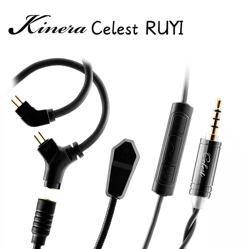 Kinera Celest RUYI Kopfhörer Kabel 0,78 2Pin Mikrofon Kabel Professionelle Kabel mit Boom Mic Image