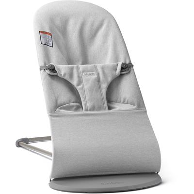 BabyBjorn Bouncer Bliss, Dark Gray Frame Woven Melange, Light Gray