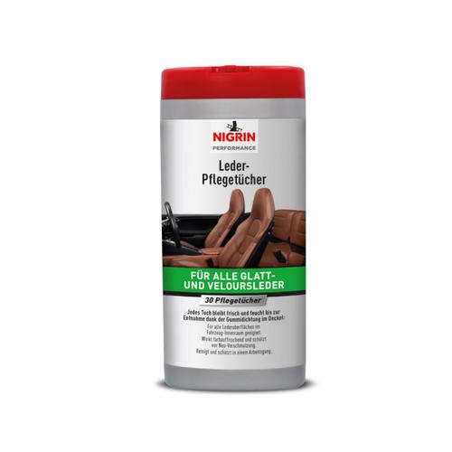 NIGRIN Leder-Pflegetücher 30x Lederpflegemittel 687754