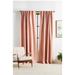 Anthropologie Accents | Anthropologie Luxe Linen Blend Curtain 50 X 96 New 1 Panel Blush | Color: Pink | Size: 50x96